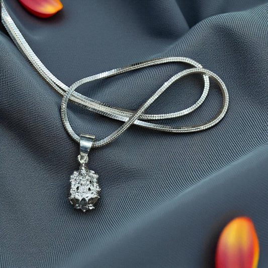 Pure Silver Laxmi Ji Locket