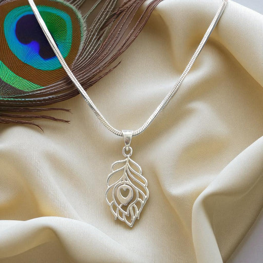 Pure Silver Morpankh Locket