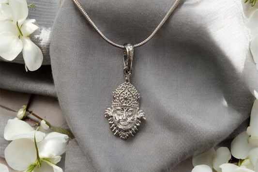 925 Pure Silver Khatu Shyam Locket
