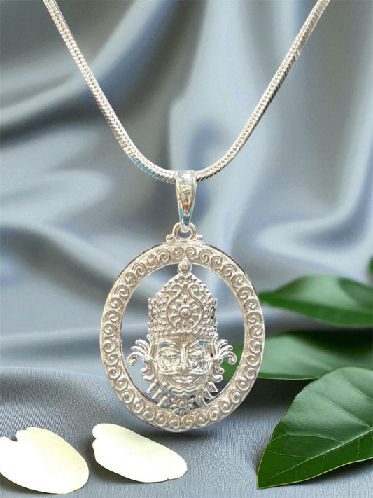 925 Pure Silver Khatu Shyam Locket