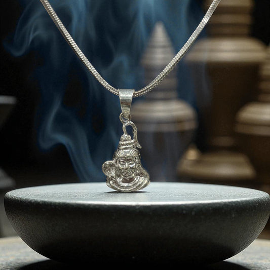 925 Pure Silver Mahakal Locket